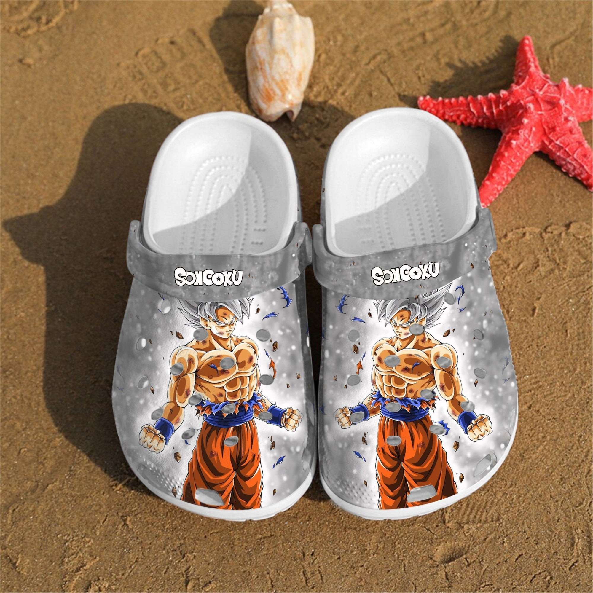 Personalised Songoku Art Custom Crocs Clog Clog Shoes Personalised Songoku Art Custom Crocs Clog Clog Shoes