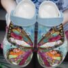 Personalized Butterfly Crocs Clogy Shoes For Mens And Womens