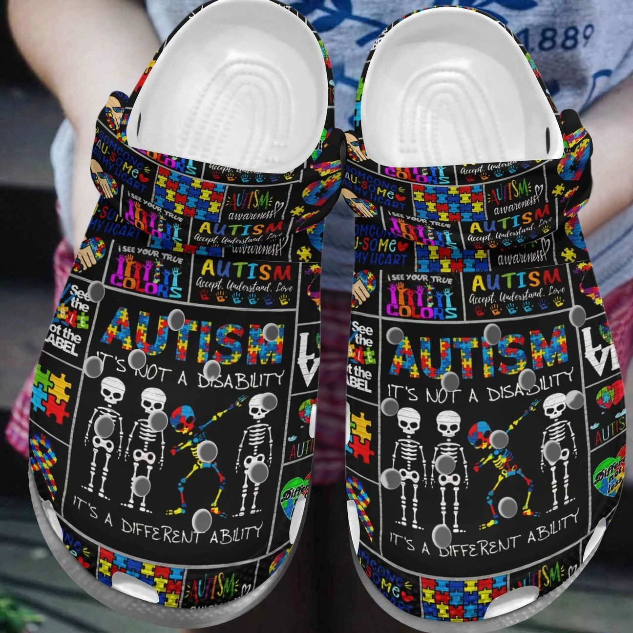 Personalized Crocs Clog Autism Personalized Crocs Clog Autism