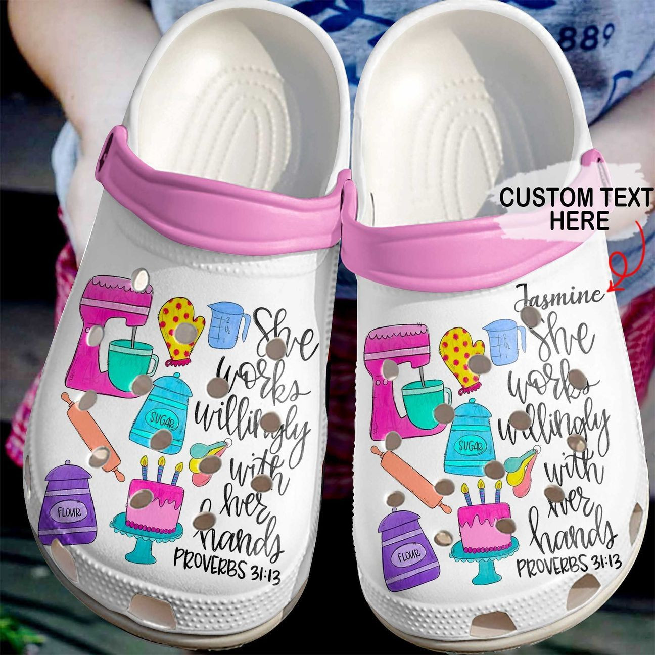 Personalized Crocs Clog Baking Personalized Crocs Clog Baking