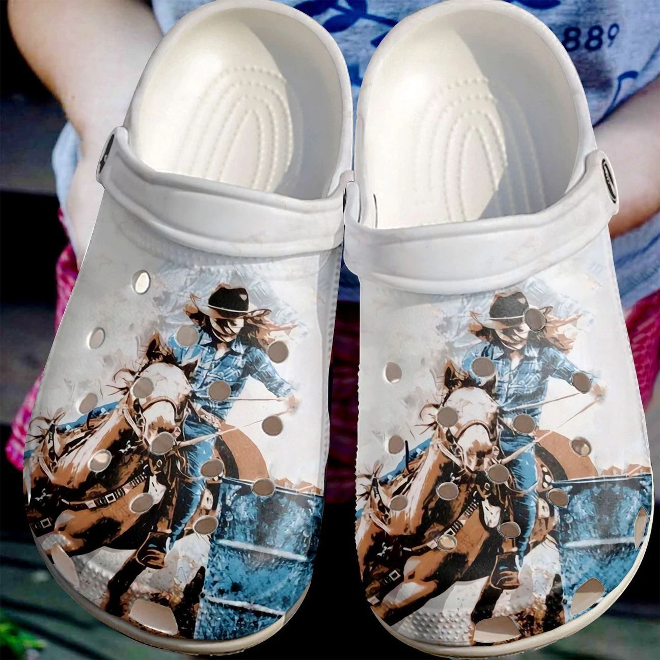Personalized Crocs Clog Barrel Racing Personalized Crocs Clog Barrel Racing