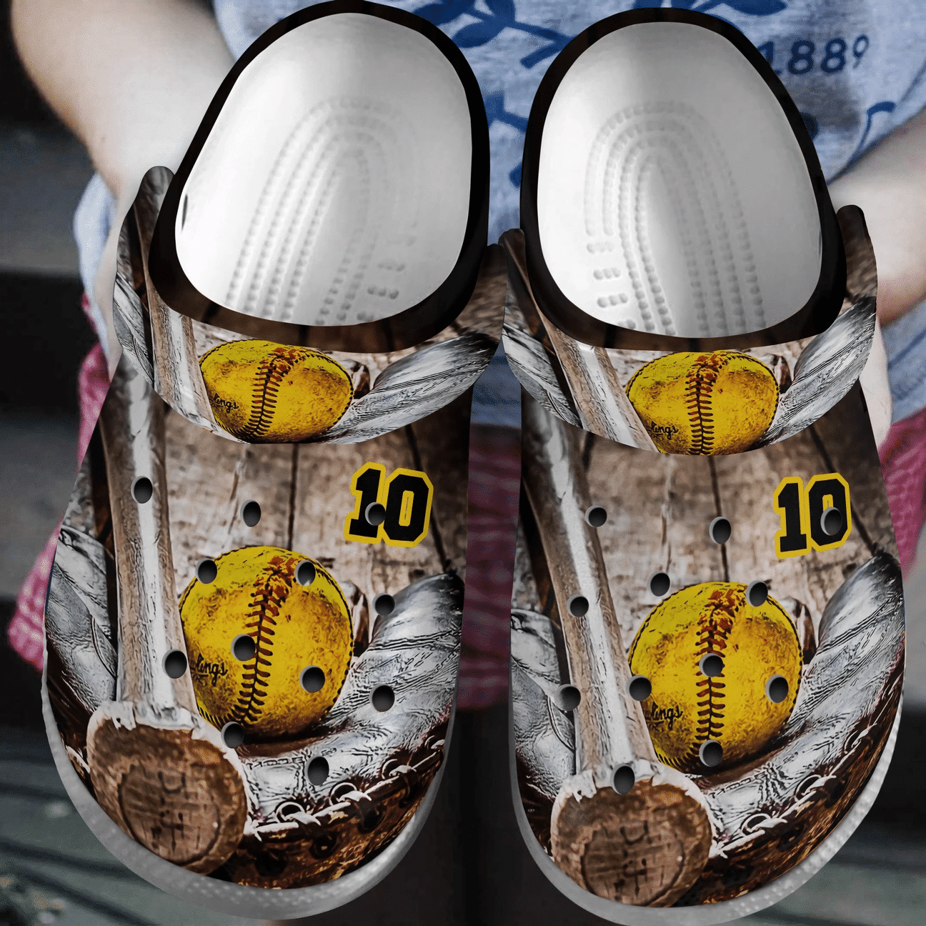 Personalized Crocs Clog Baseball Personalized Crocs Clog Baseball