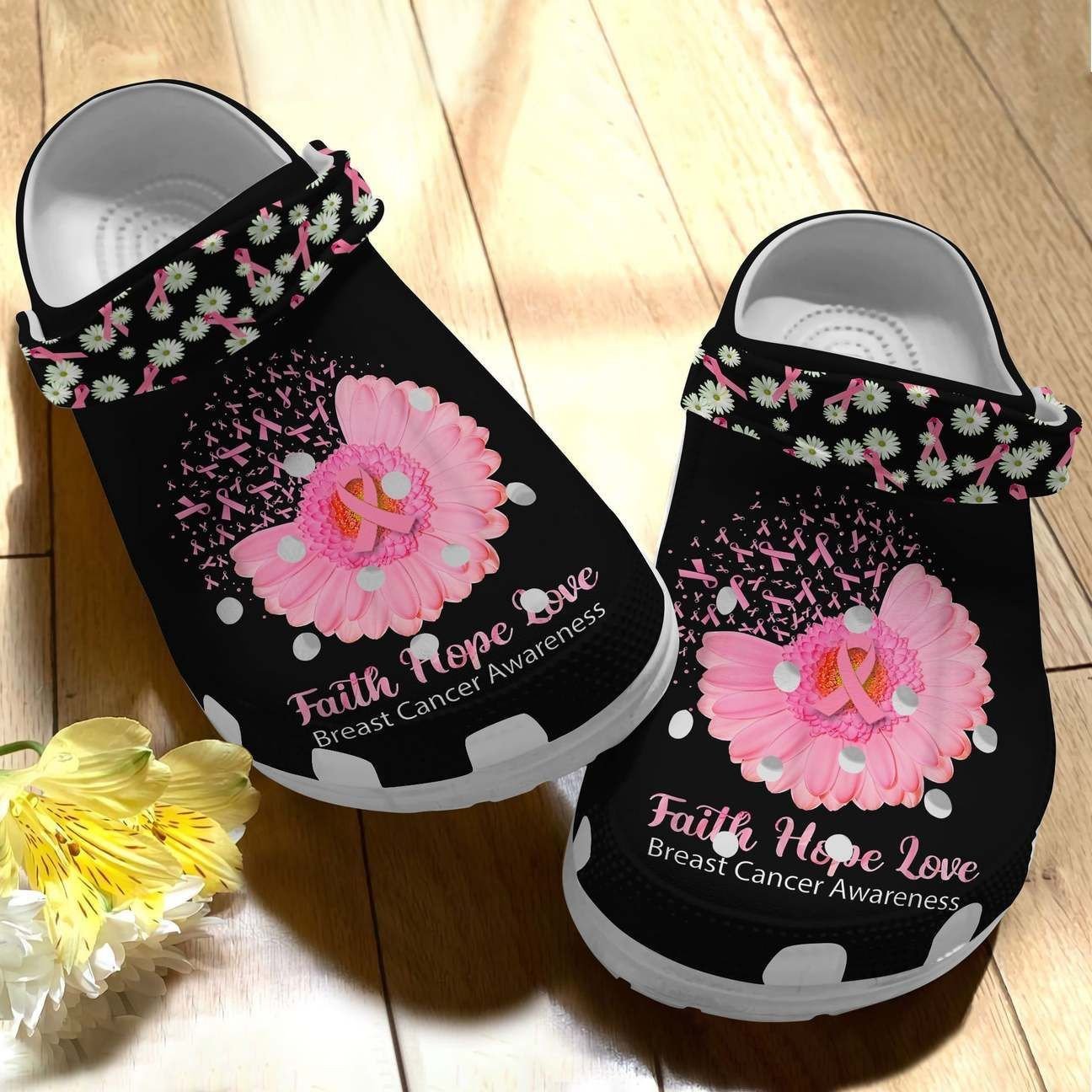 Personalized Crocs Clog Breast Cancer Personalized Crocs Clog Breast Cancer