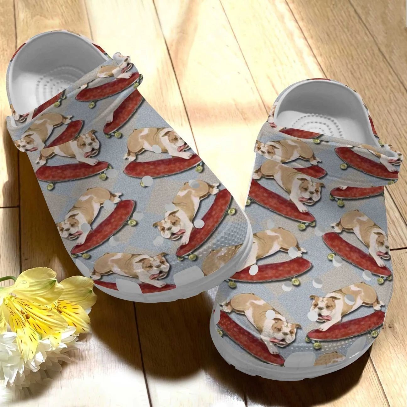 Personalized Crocs Clog Bulldog Personalized Crocs Clog Bulldog