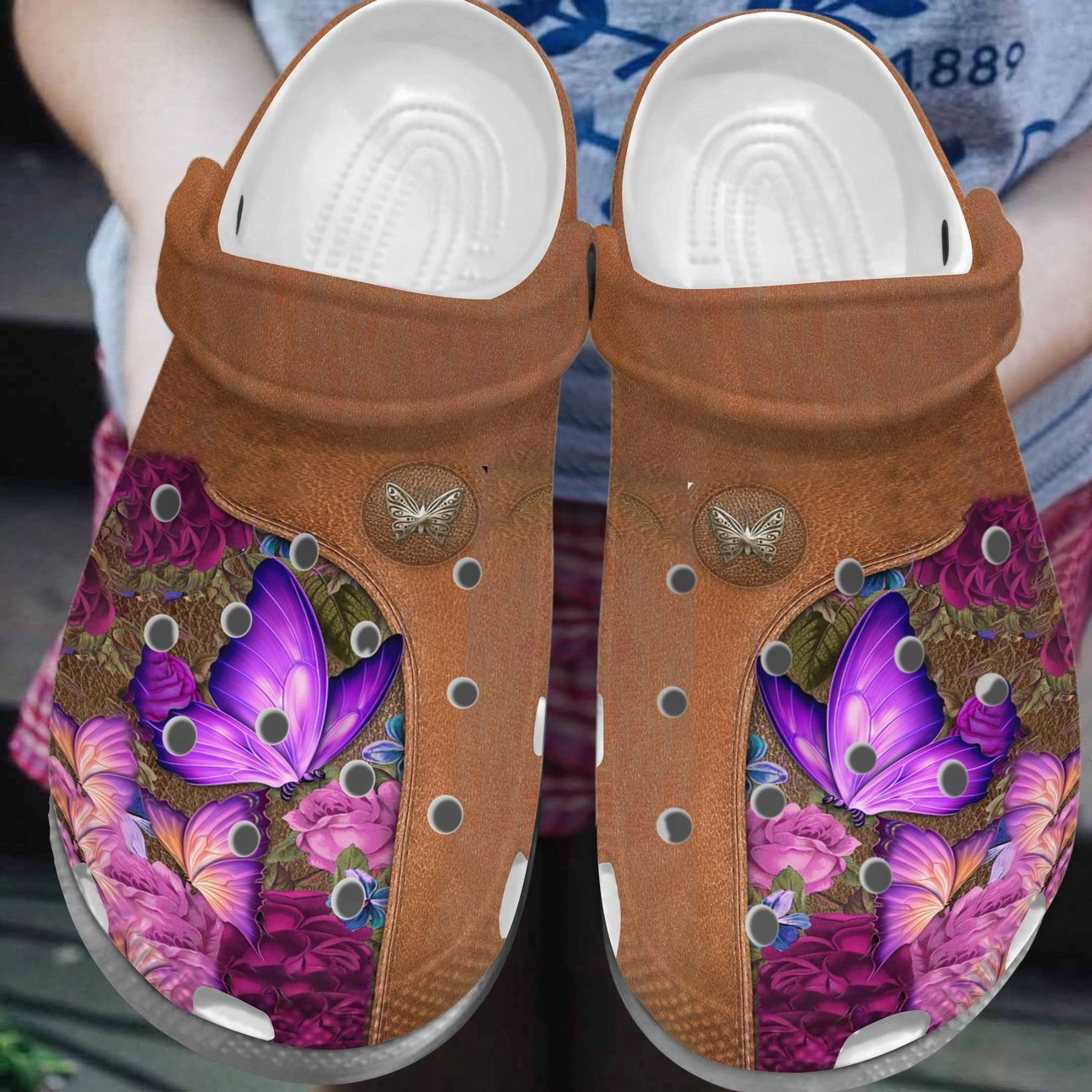 Personalized Crocs Clog Butterfly Personalized Crocs Clog Butterfly
