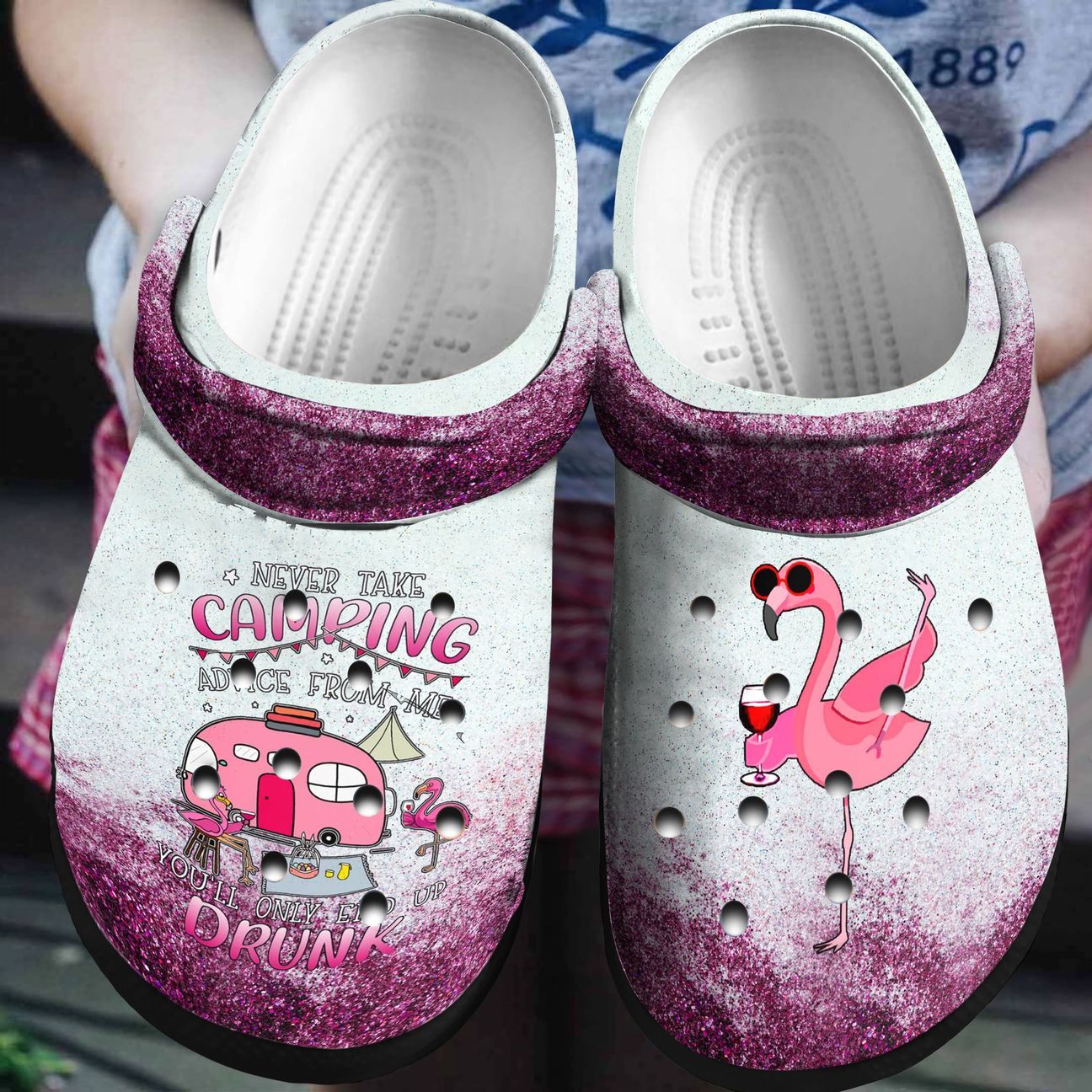 Personalized Crocs Clog Camping Personalized Crocs Clog Camping