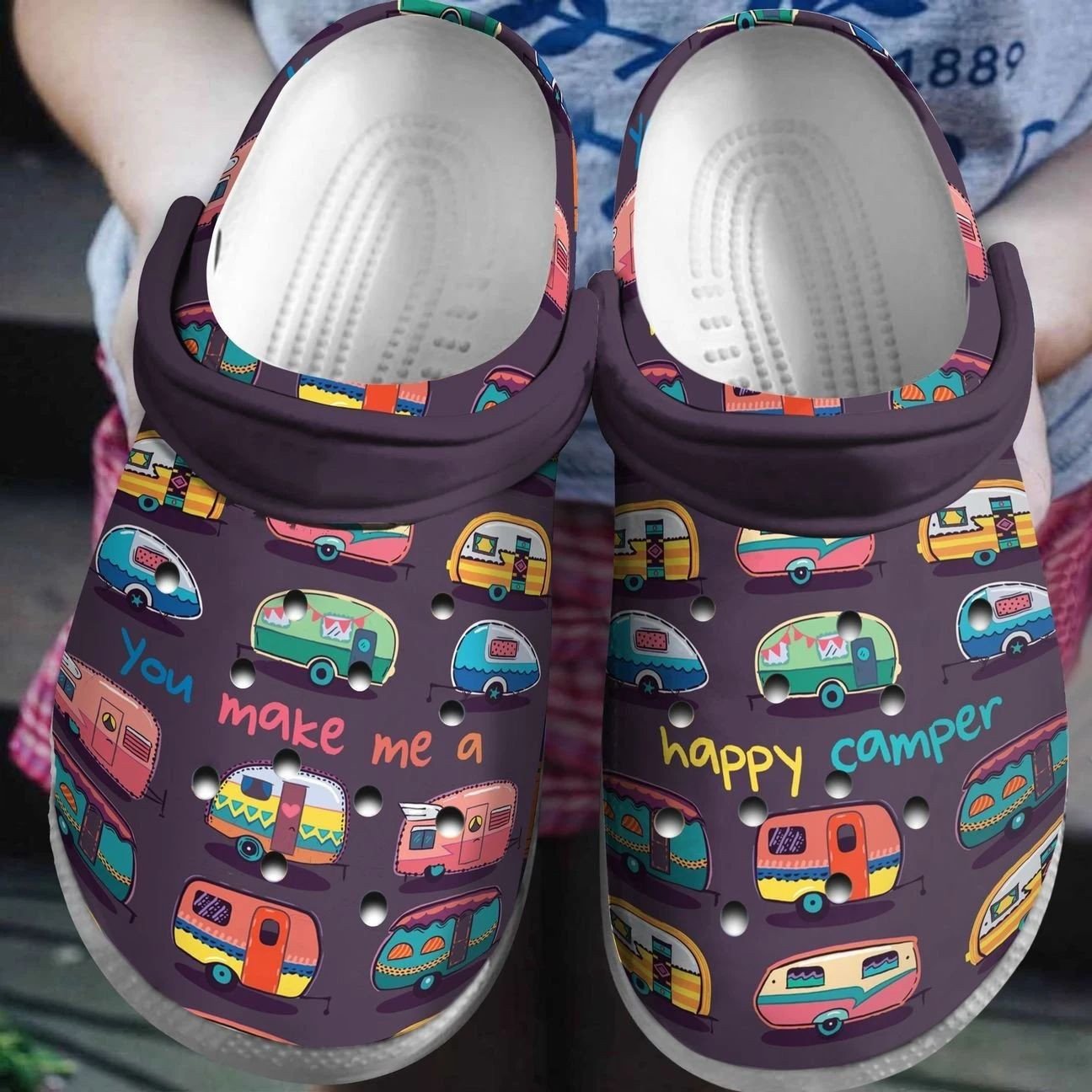 Personalized Crocs Clog Camping Personalized Crocs Clog Camping