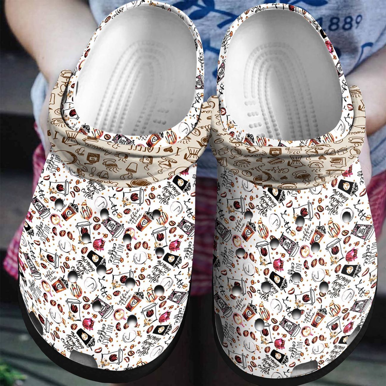 Personalized Crocs Clog Coffee Personalized Crocs Clog Coffee
