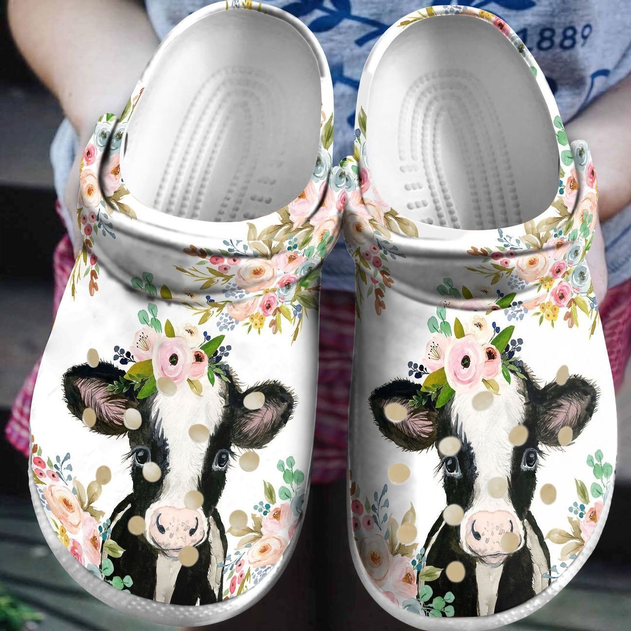 Personalized Crocs Clog Cow Personalized Crocs Clog Cow