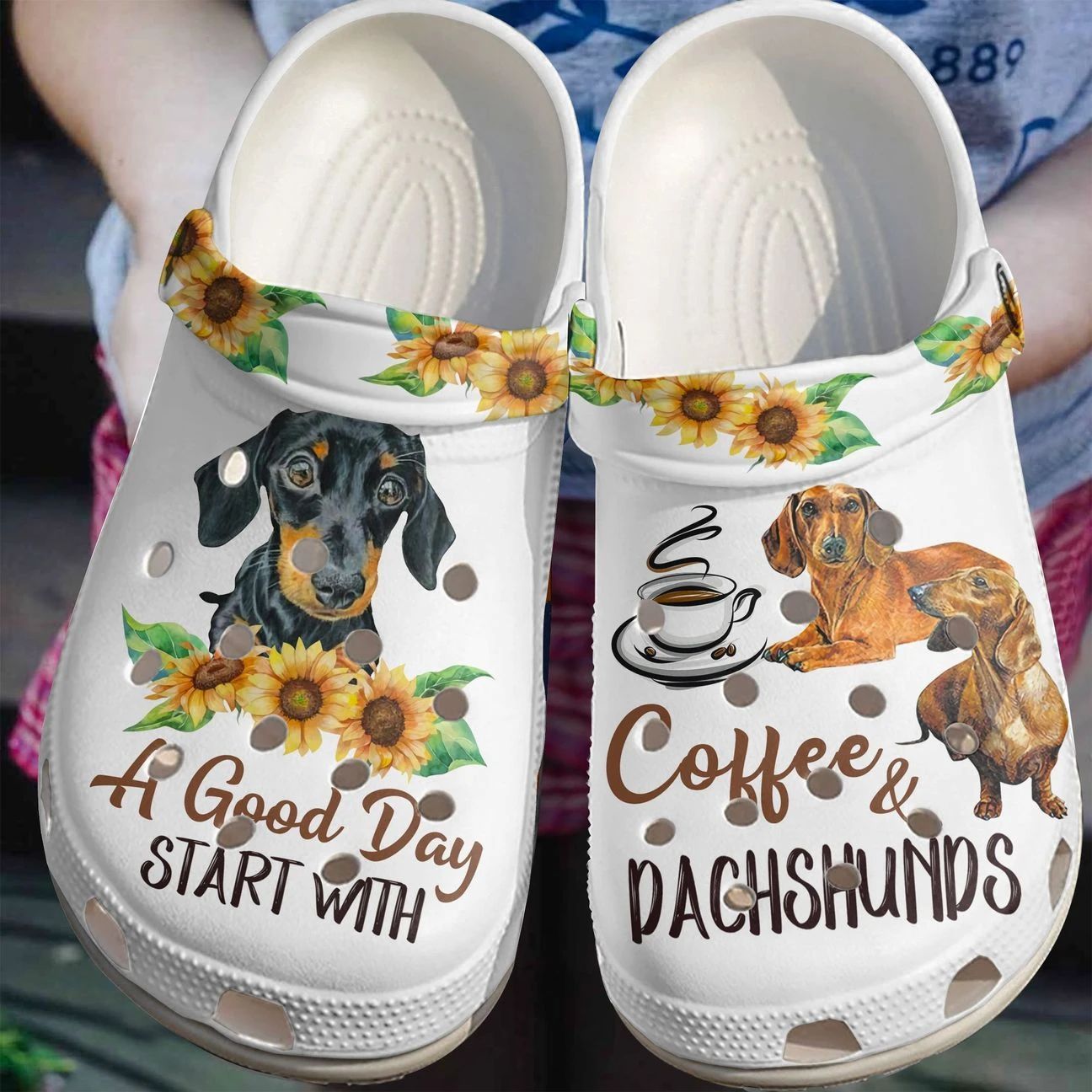 Personalized Crocs Clog Dachshund Personalized Crocs Clog Dachshund