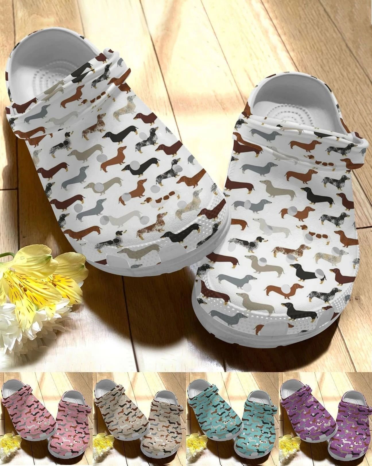 Personalized Crocs Clog Dachshund Personalized Crocs Clog Dachshund