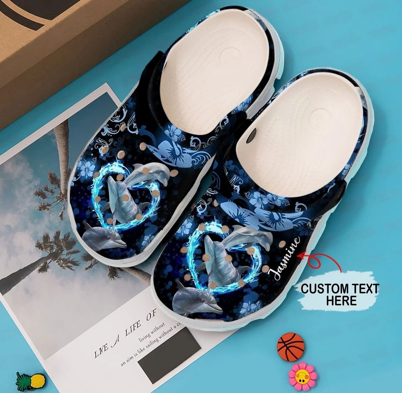 Personalized Crocs Clog Dolphin Personalized Crocs Clog Dolphin