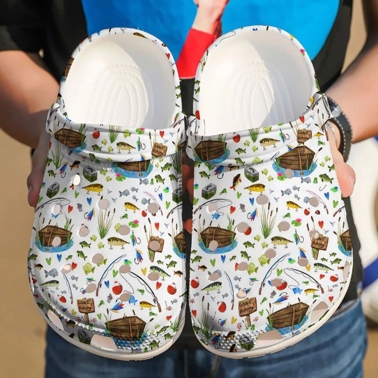 Personalized Crocs Clog Fishing Personalized Crocs Clog Fishing