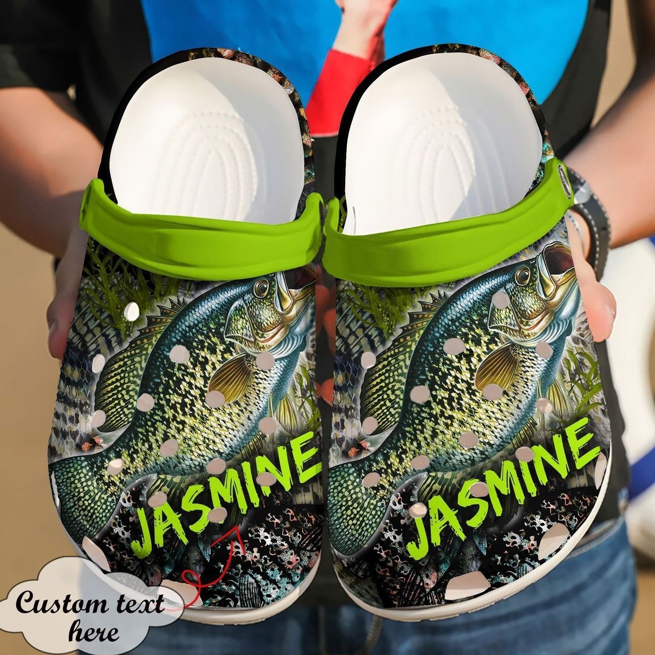 Personalized Crocs Clog Fishing Personalized Crocs Clog Fishing
