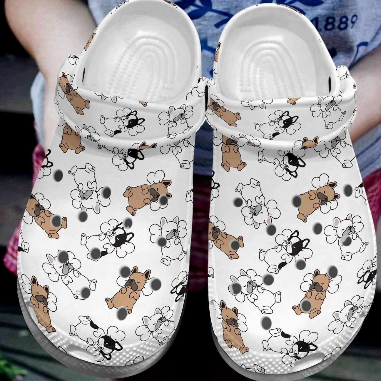 Personalized Crocs Clog French Bulldog Personalized Crocs Clog French Bulldog