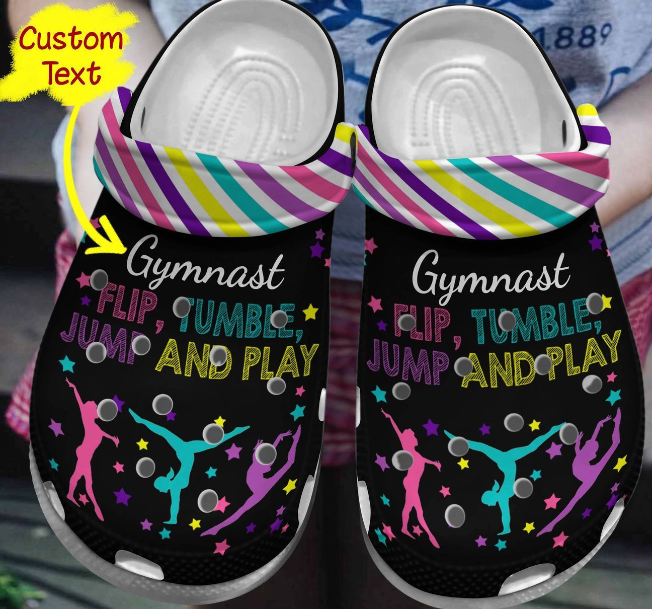 Personalized Crocs Clog Gymnastics Personalized Crocs Clog Gymnastics