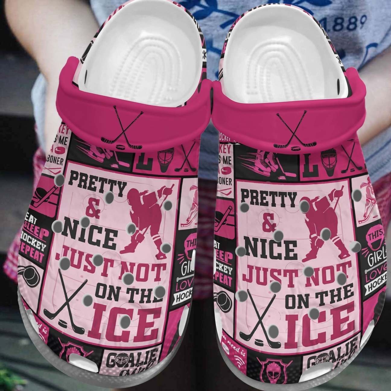 Personalized Crocs Clog Hockey Personalized Crocs Clog Hockey