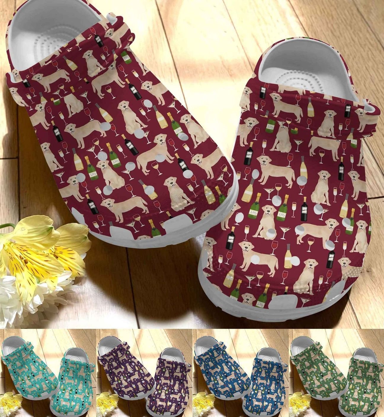Personalized Crocs Clog Labrador Personalized Crocs Clog Labrador
