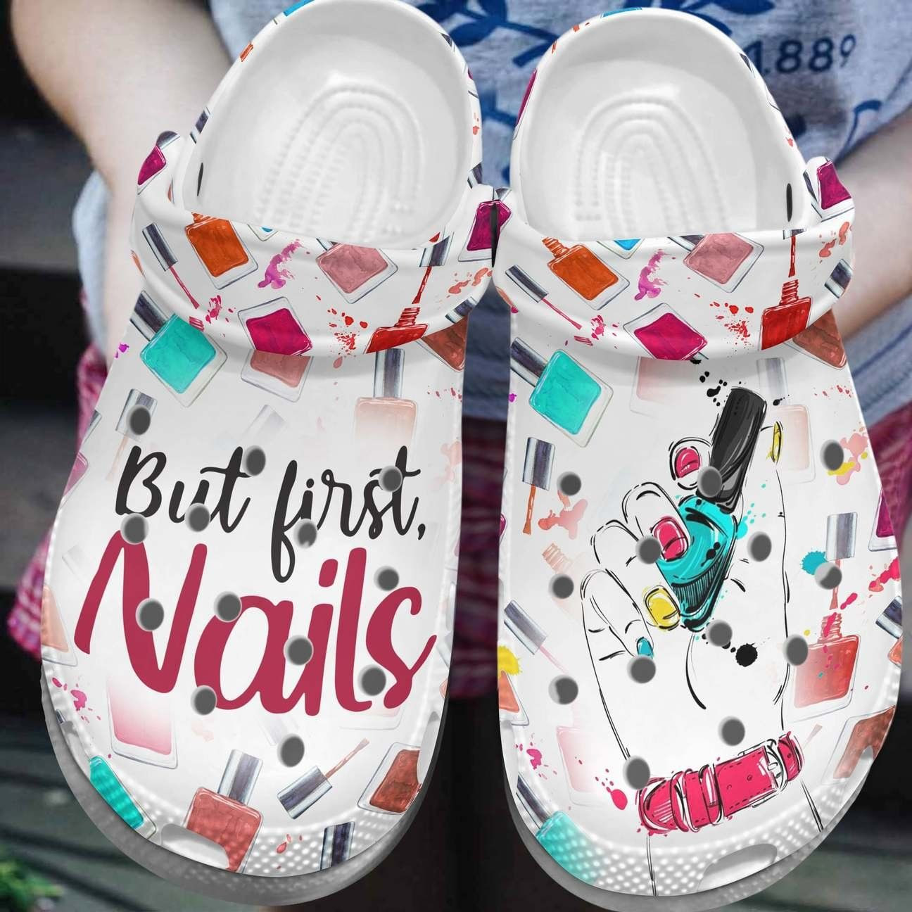 Personalized Crocs Clog Nail Tech Personalized Crocs Clog Nail Tech