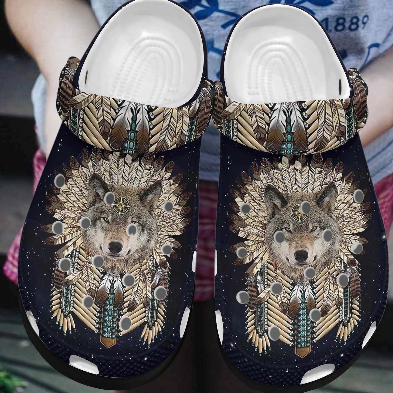Personalized Crocs Clog Native American Personalized Crocs Clog Native American