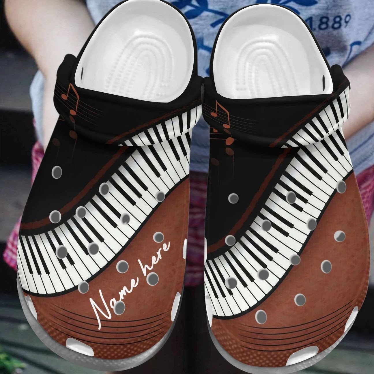 Personalized Crocs Clog Piano Personalized Crocs Clog Piano