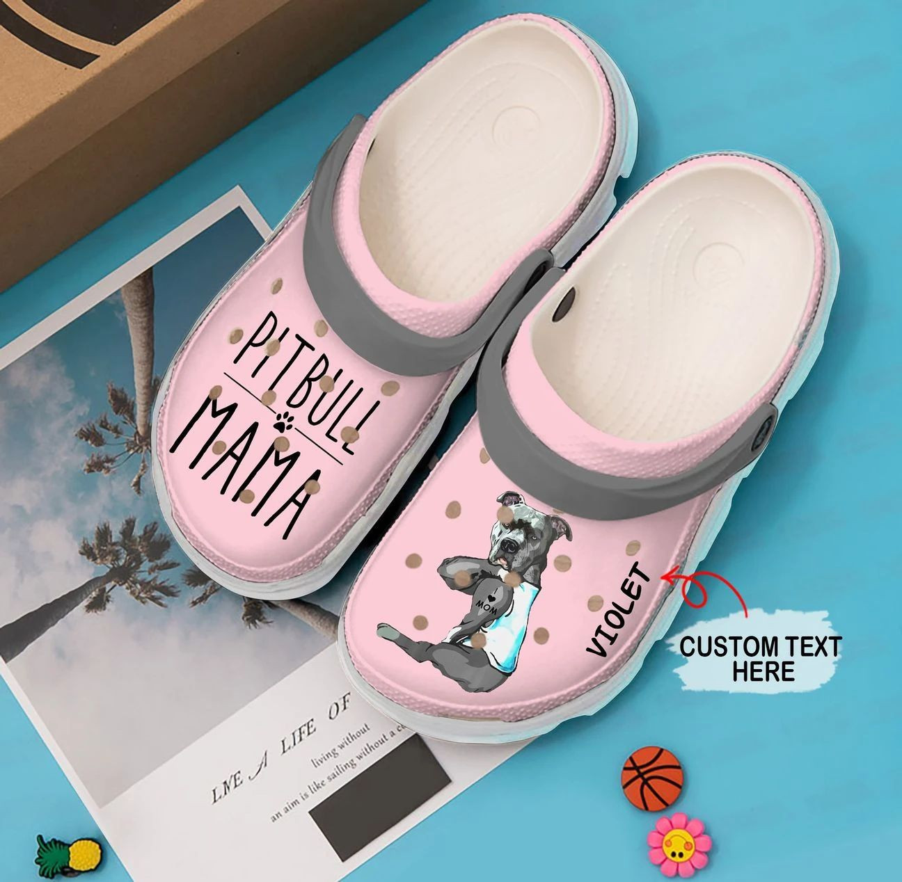 Personalized Crocs Clog Pitbull Personalized Crocs Clog Pitbull
