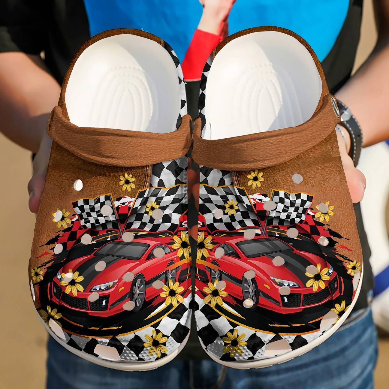 Personalized Crocs Clog Racing Car Personalized Crocs Clog Racing Car