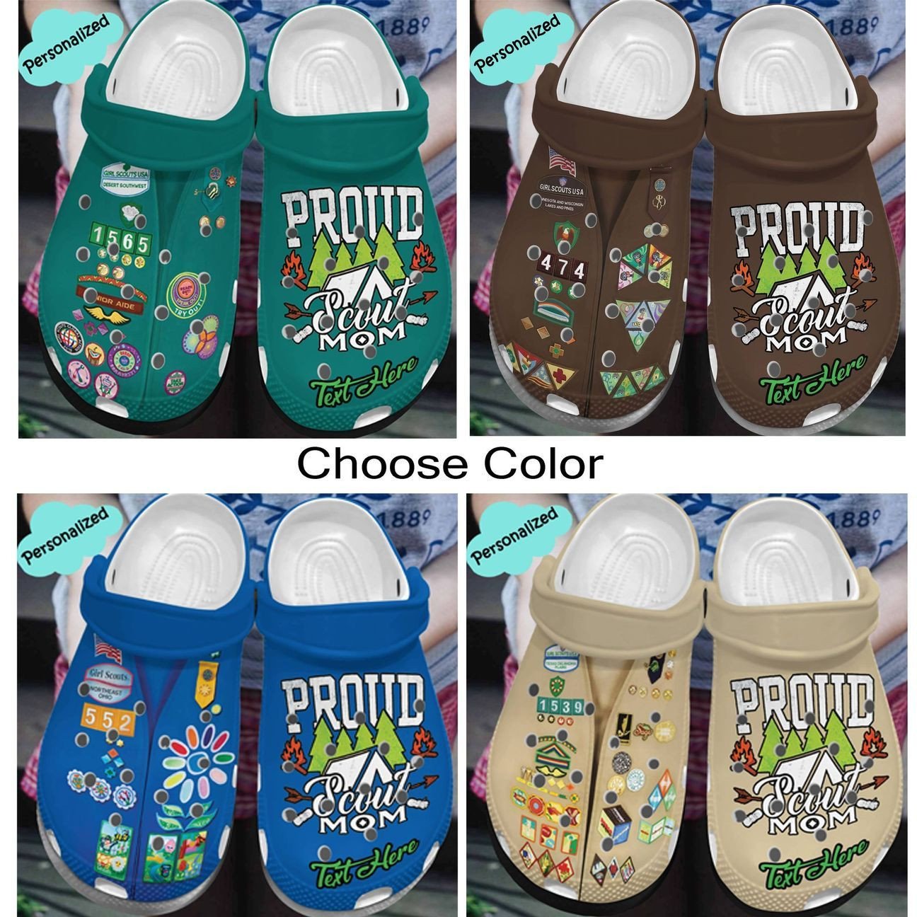 Personalized Crocs Clog Scouting Personalized Crocs Clog Scouting