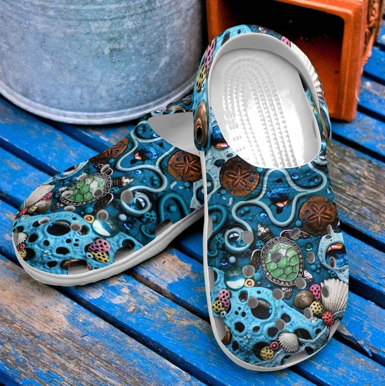 Personalized Crocs Clog Sea Turtle Personalized Crocs Clog Sea Turtle