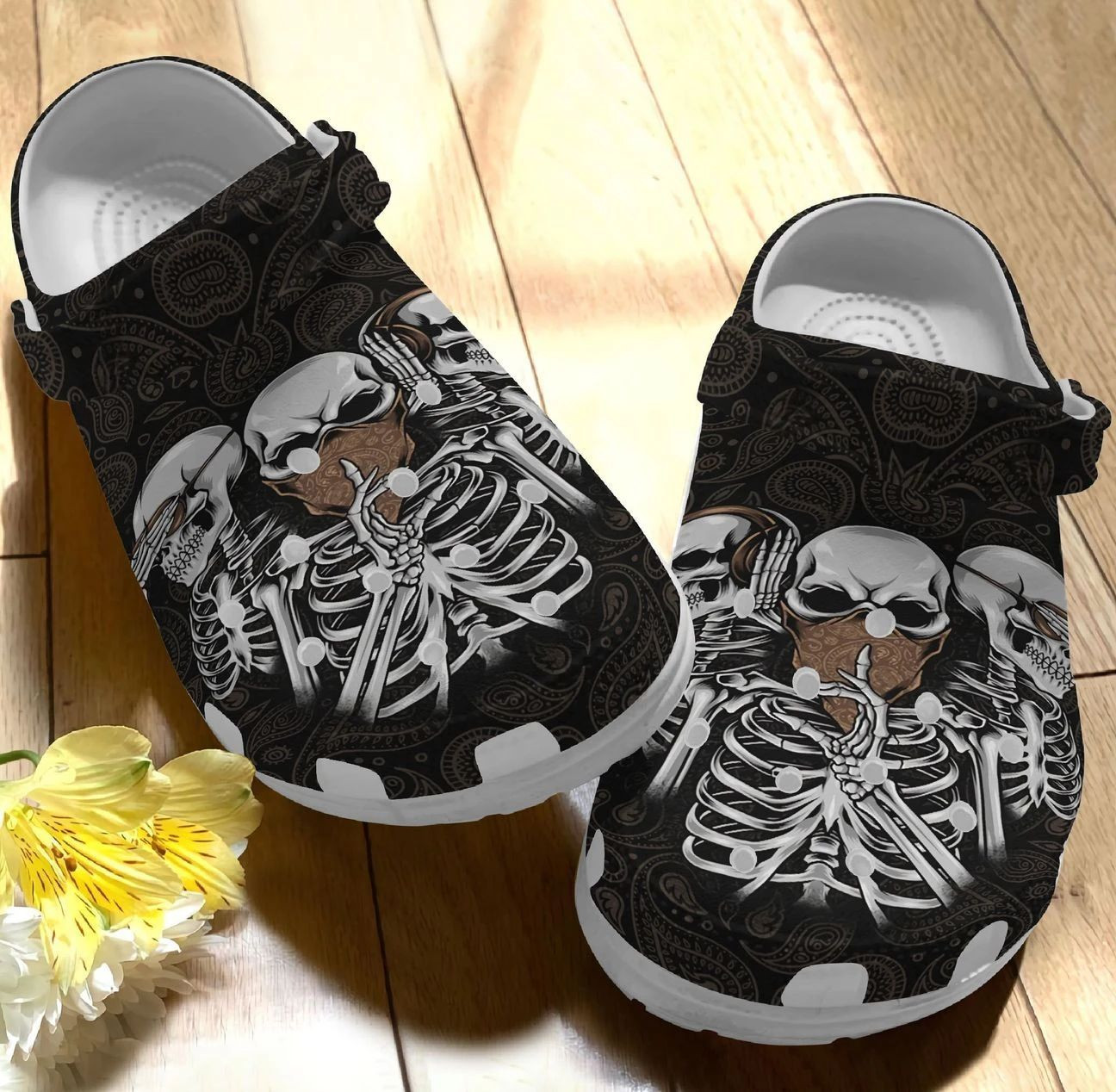 Personalized Crocs Clog Skull Personalized Crocs Clog Skull