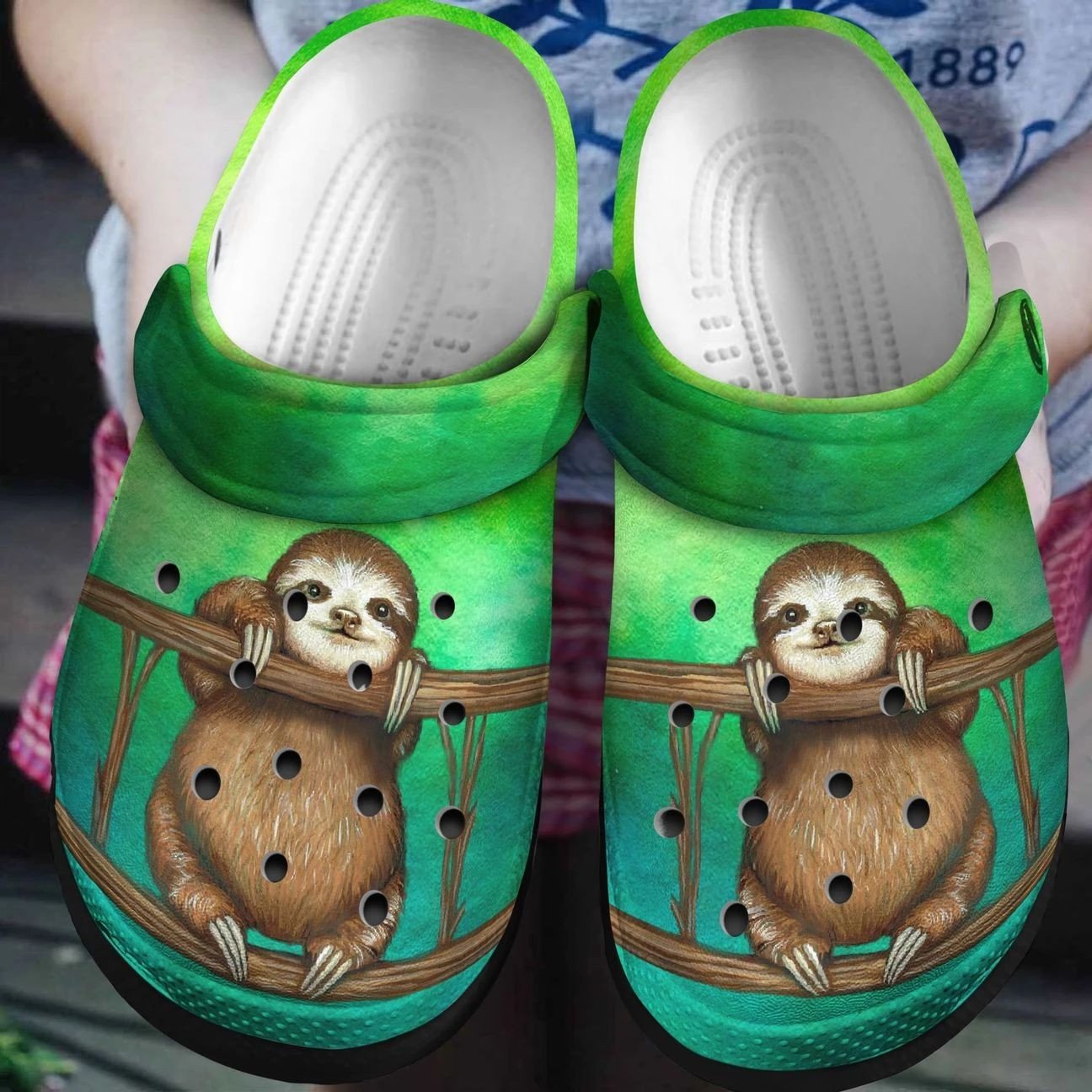 Personalized Crocs Clog Sloth Personalized Crocs Clog Sloth