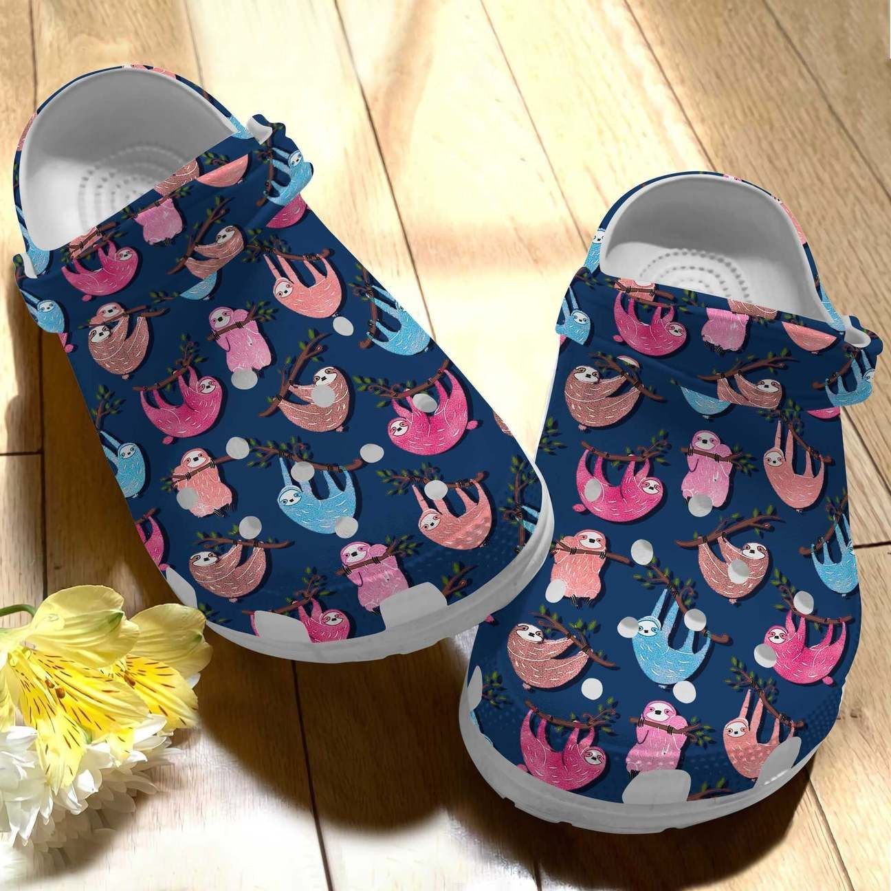 Personalized Crocs Clog Sloth Personalized Crocs Clog Sloth