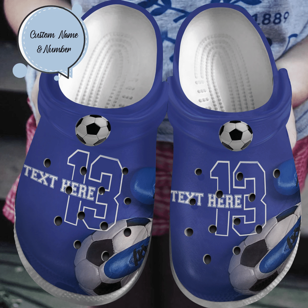 Personalized Crocs Clog Soccer Personalized Crocs Clog Soccer