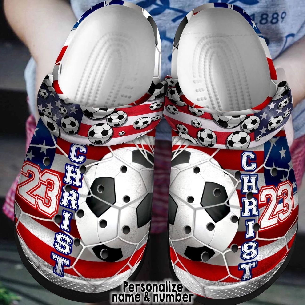 Personalized Crocs Clog Soccer Personalized Crocs Clog Soccer