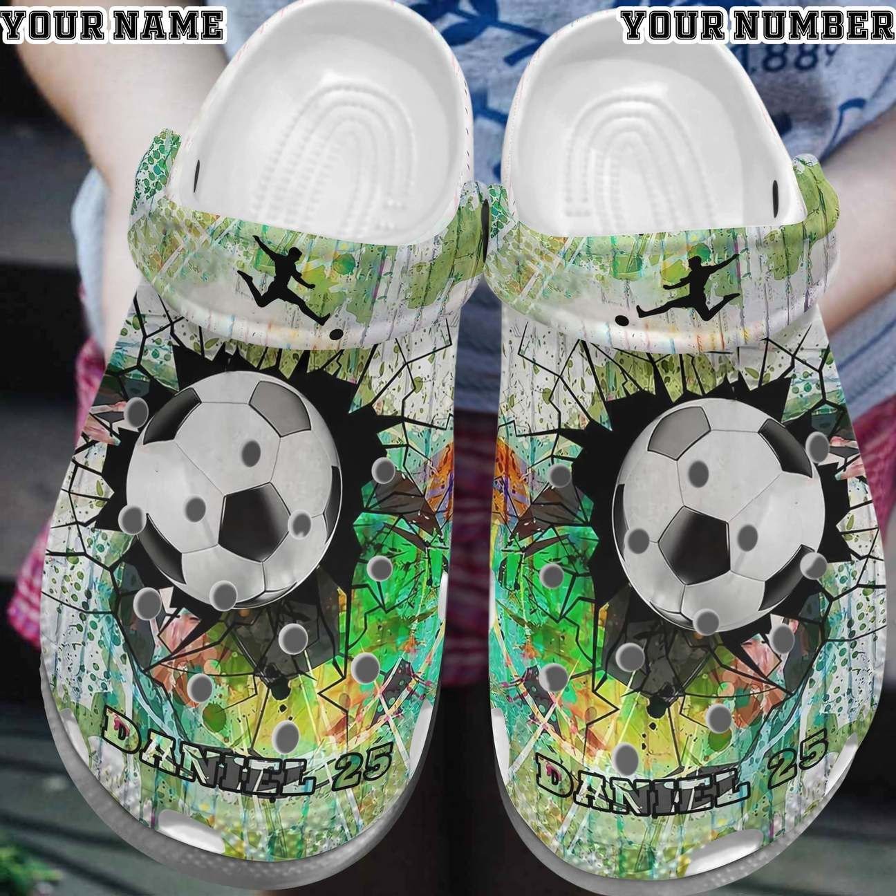 Personalized Crocs Clog Soccer Personalized Crocs Clog Soccer