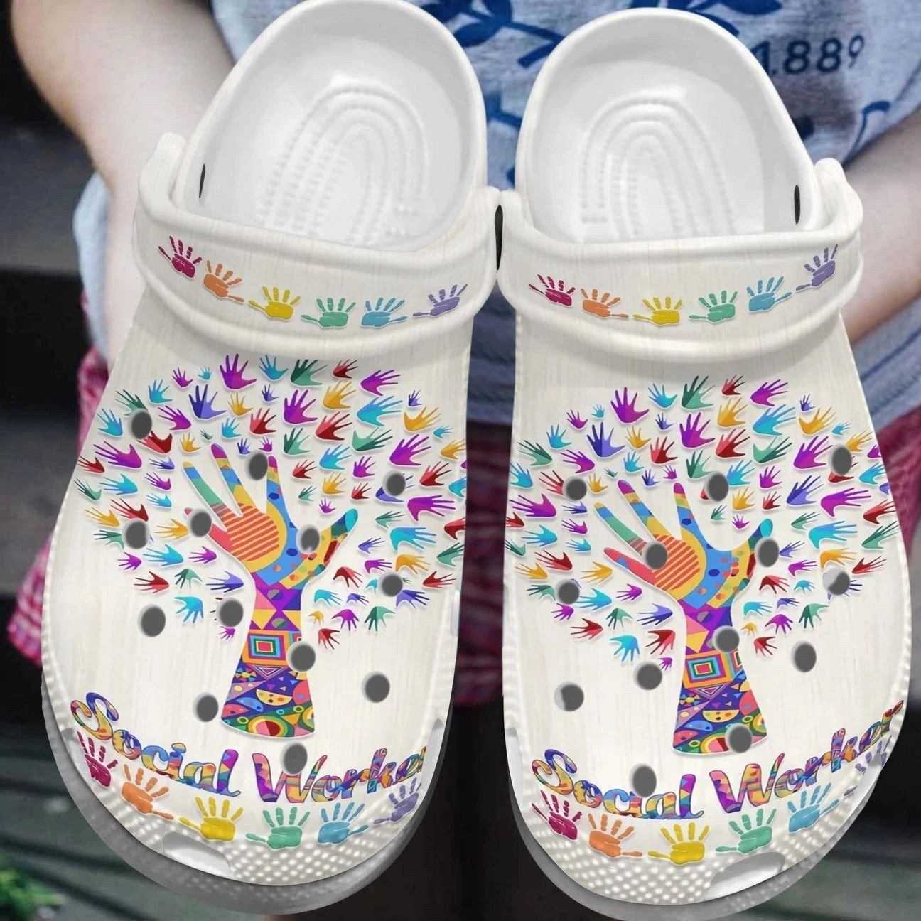 Personalized Crocs Clog Social Worker Personalized Crocs Clog Social Worker