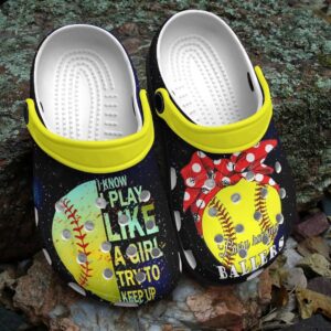 Personalized Crocs Clog Softball
