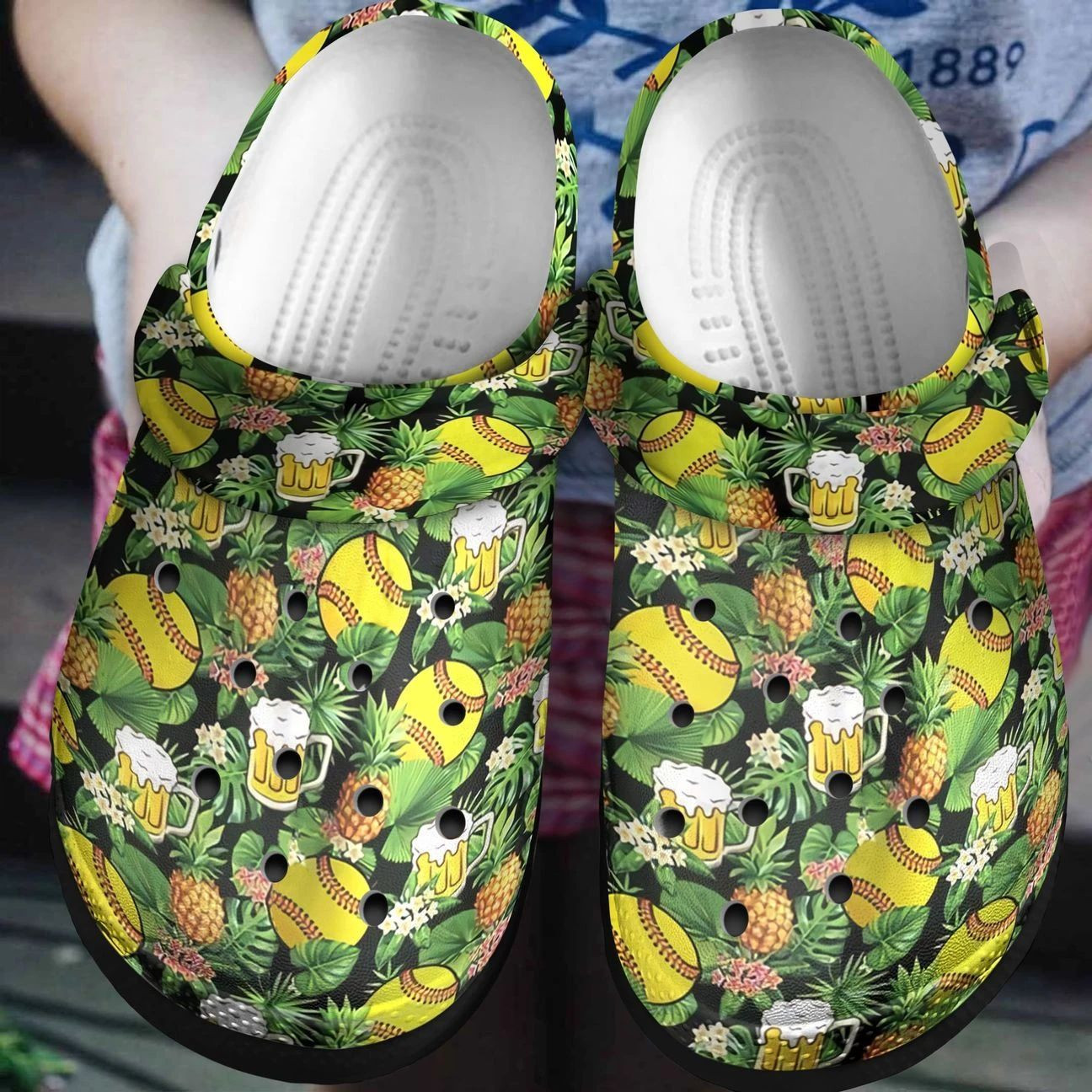 Personalized Crocs Clog Softball Personalized Crocs Clog Softball