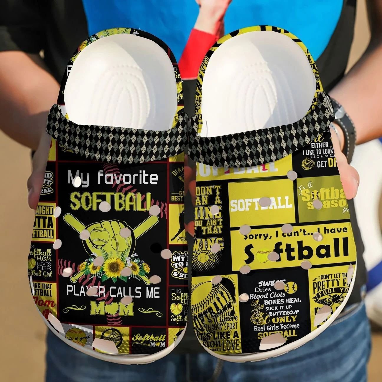 Personalized Crocs Clog Softball Personalized Crocs Clog Softball