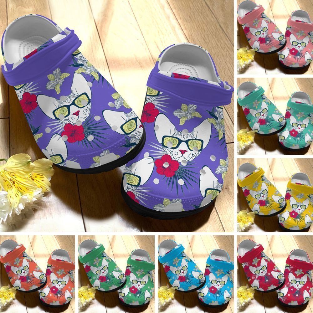 Personalized Crocs Clog Sphynx Cat Personalized Crocs Clog Sphynx Cat