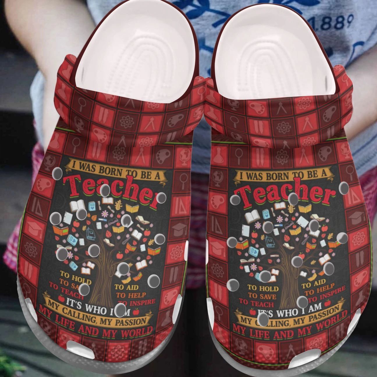 Personalized Crocs Clog Teacher Personalized Crocs Clog Teacher