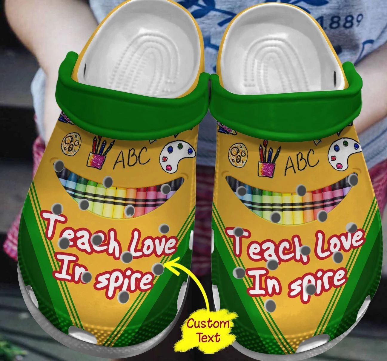 Personalized Crocs Clog Teacher Personalized Crocs Clog Teacher