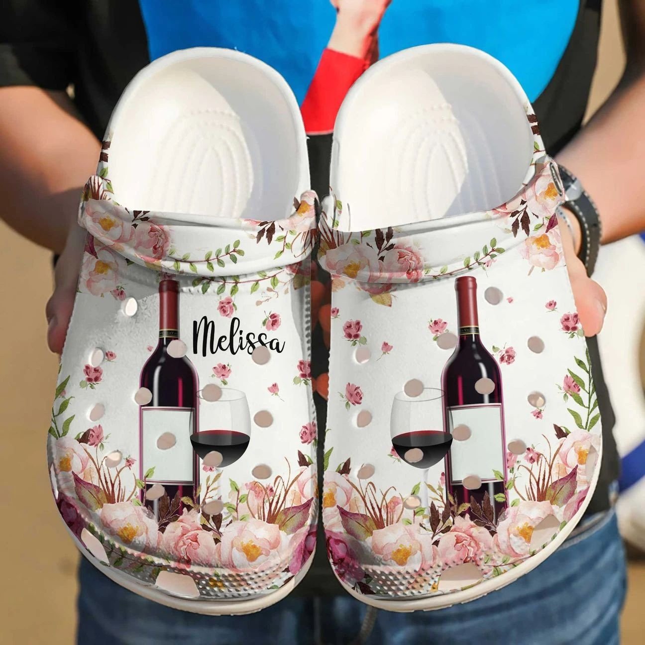 Personalized Crocs Clog Wine Personalized Crocs Clog Wine