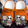 Personalized Jack Skellington And Pennywise Crocs Clog Clog Shoes