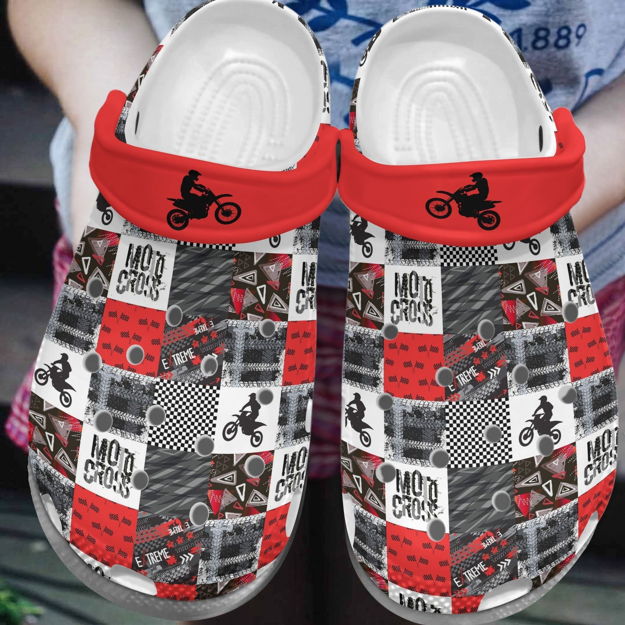 Personalized Motocross Lover Crocs Clogy Shoes For Mens And Womens Personalized Motocross Lover Crocs Clogy Shoes For Mens And Womens