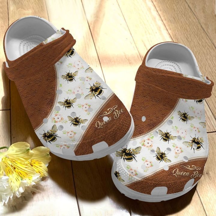 Personalized Queen Bee Crocs Clogy Shoes For Mens And Womens Personalized Queen Bee Crocs Clogy Shoes For Mens And Womens