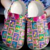 Personalized Quilt Flower Block Quilting Crocs Clogy Shoes For Mens And Womens