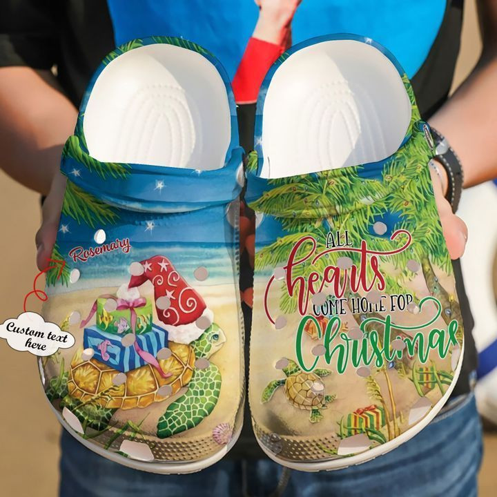 Personalized Sea Turtle Christmas Crocs Clogy Shoes For Mens And Womens Personalized Sea Turtle Christmas Crocs Clogy Shoes For Mens And Womens