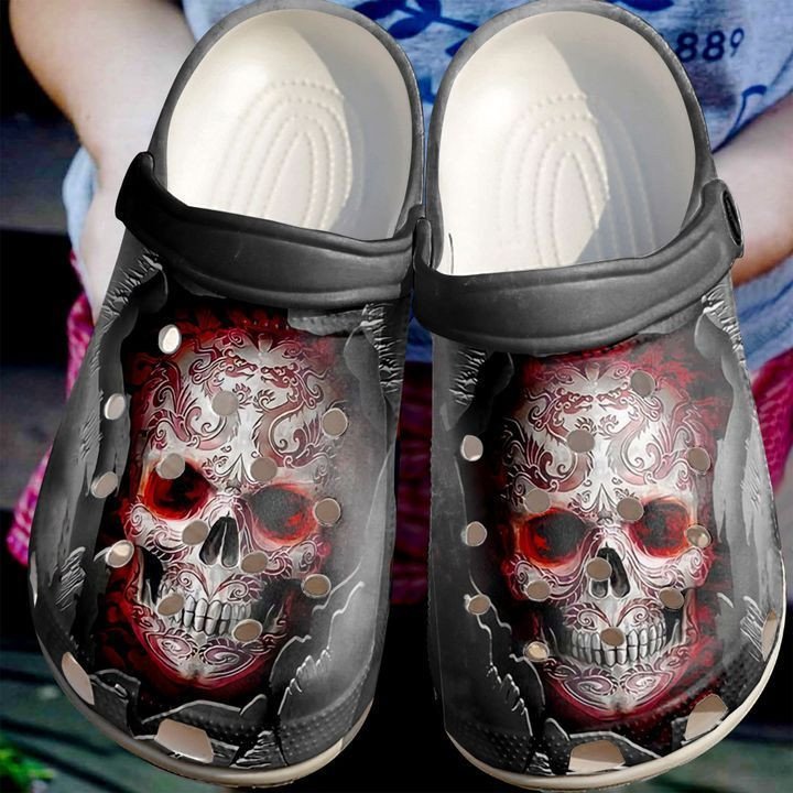 Personalized Skull Dragon Crocs Clogy Shoes For Mens And Womens Personalized Skull Dragon Crocs Clogy Shoes For Mens And Womens