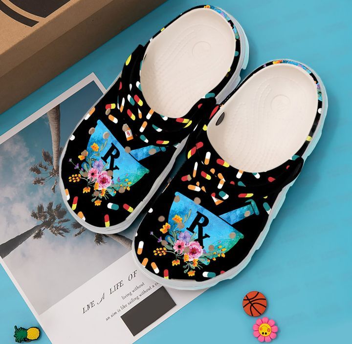 Pharmacy Floral Sku 1797 Crocs Crocband Clog Comfortable For Mens Womens Classic Clog Water Shoes Pharmacy Floral Sku 1797 Crocs Crocband Clog Comfortable For Mens Womens Classic Clog Water Shoes